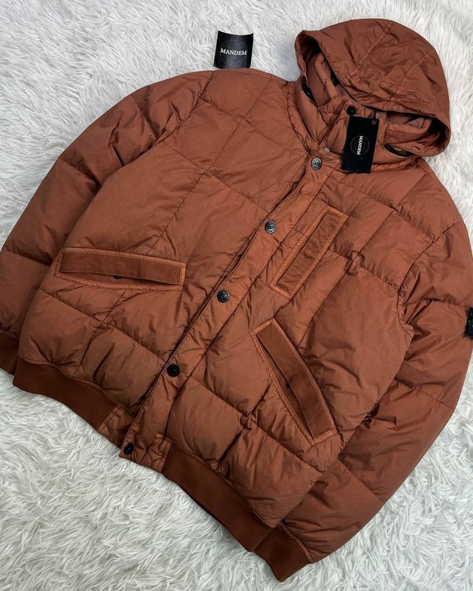 Stone Island Garment Dyed Crinkle Reps Ny Down