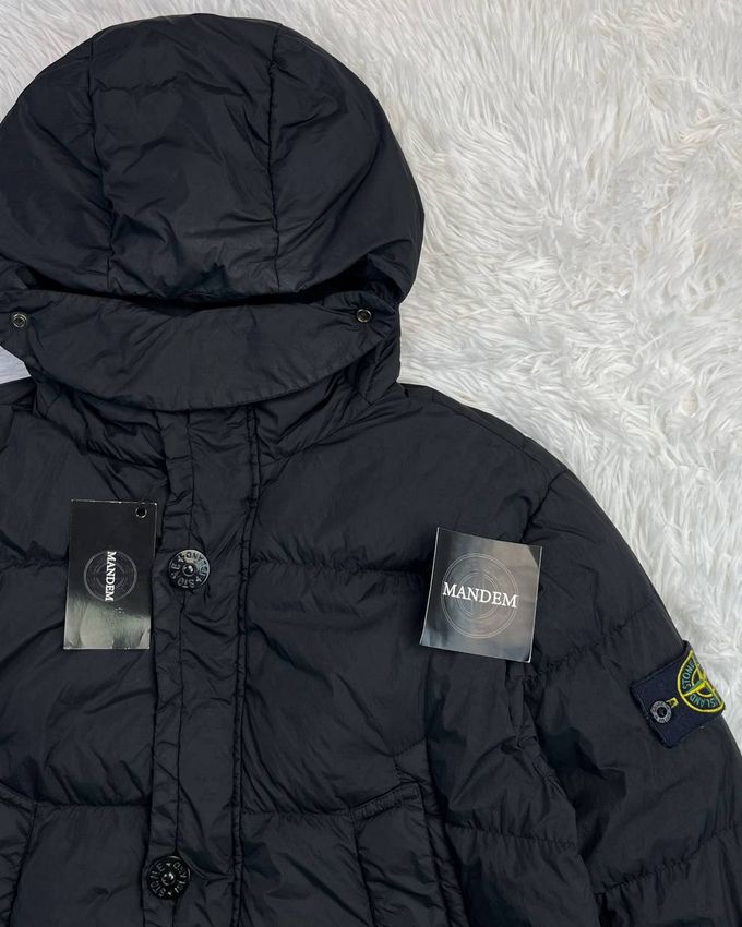 Stone Island Garment Dyed Crinkle Reps Ny Down