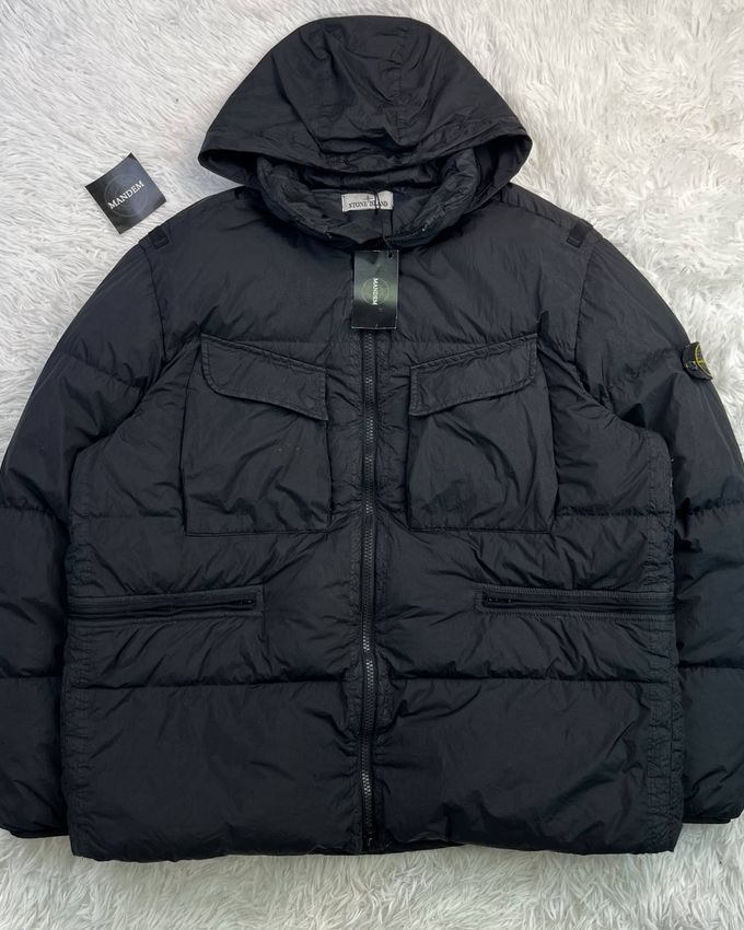 Stone Island Garment Dyed Crinkle Reps NY Down