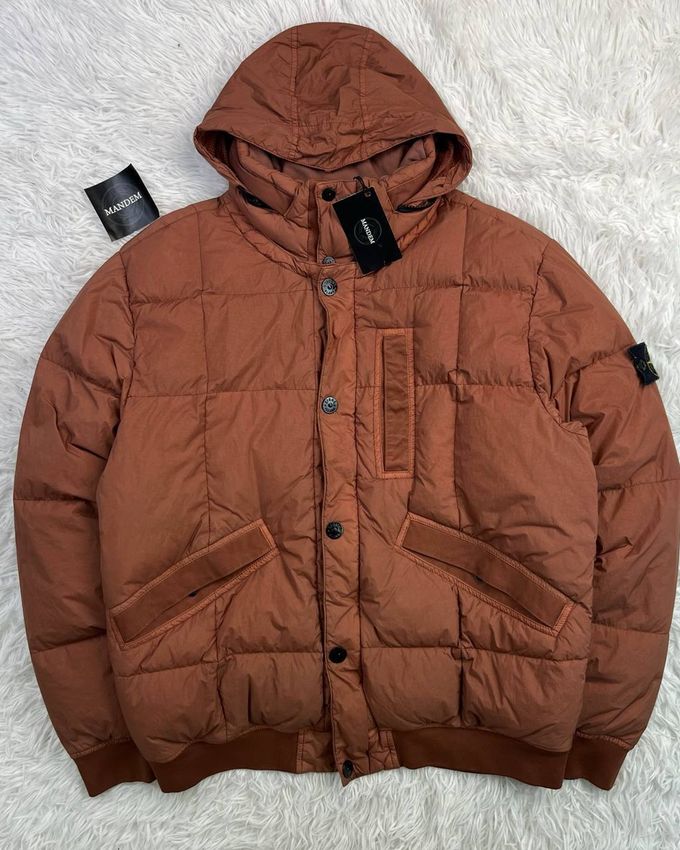 Stone Island Garment Dyed Crinkle Reps Ny Down