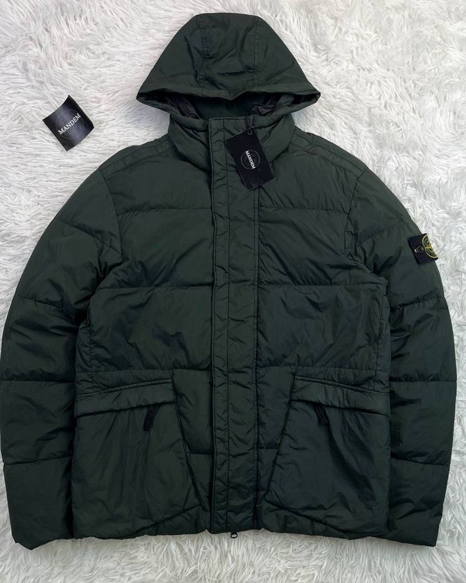 Stone Island Garment Dyed Crinkle Reps Ny Down