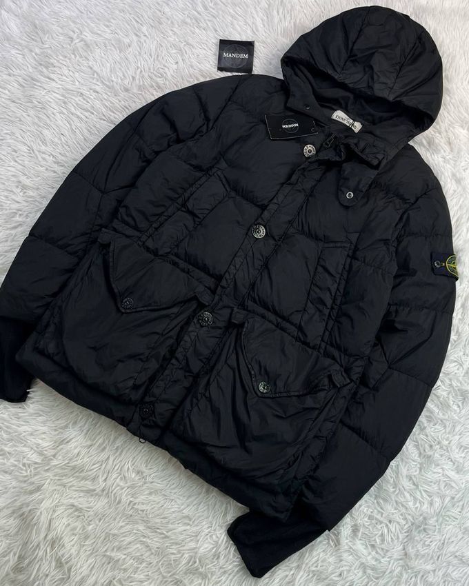 Stone Island Garment Dyed Crinkle Reps Ny Down